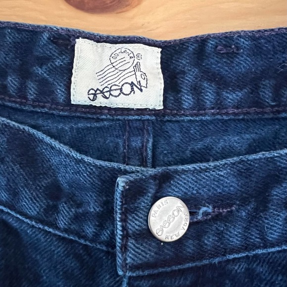 Sasson Vintage Mom Jeans Waist Size 29 High Waisted Dark Wash 80's Relaxed - Picture 3 of 6